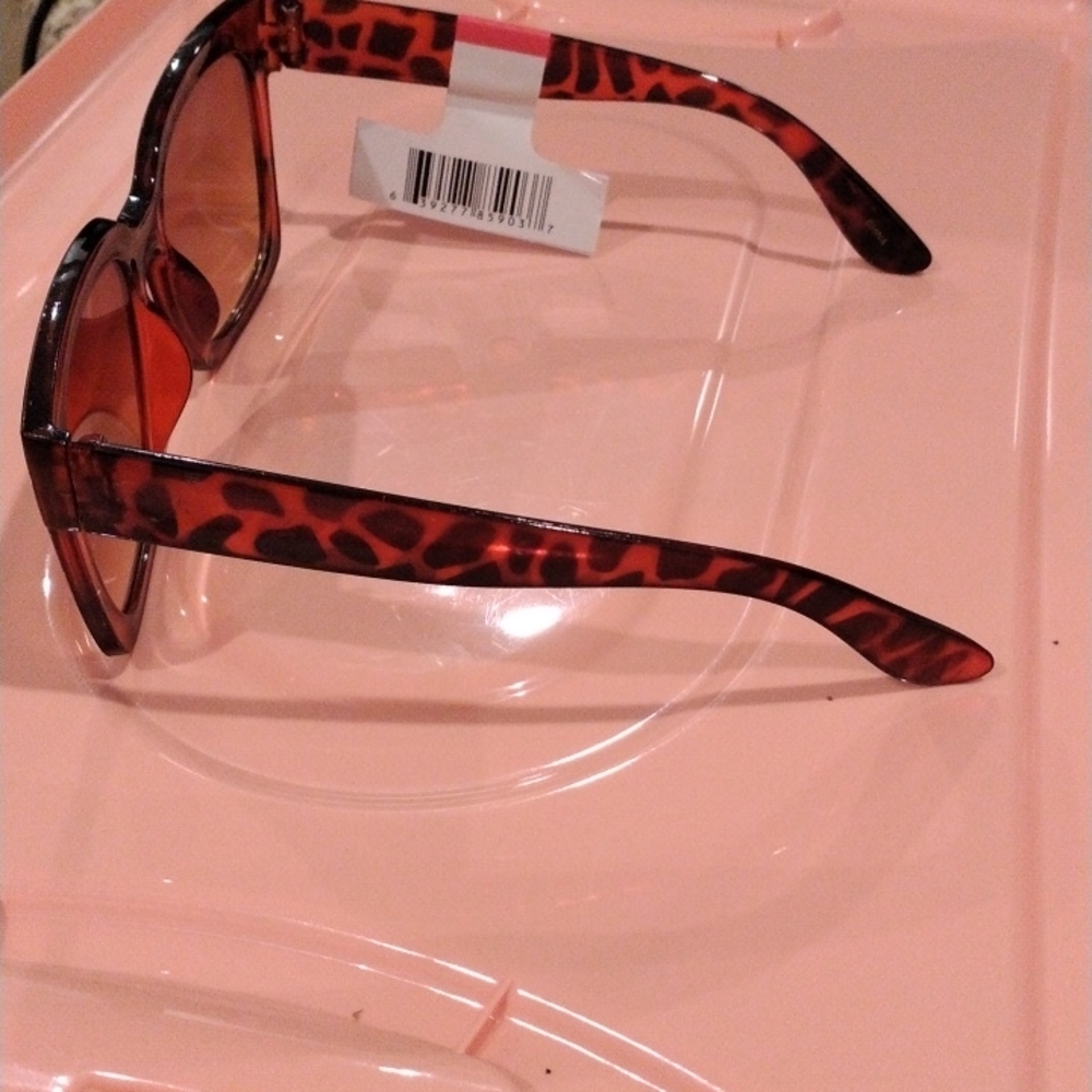 SQUARE OVERSIZED Brown Sunglasses Tortoiseshell Frames GLAMOROUS …